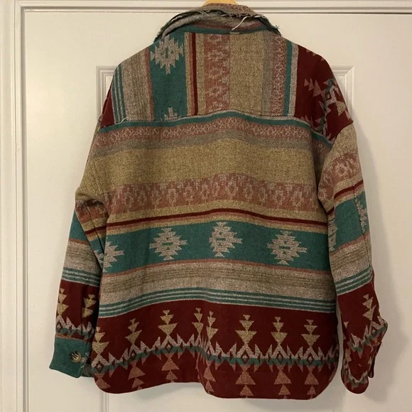 NWT Vici New In Aztec Southwestern Shacket Jacket - Picture 8 of 8